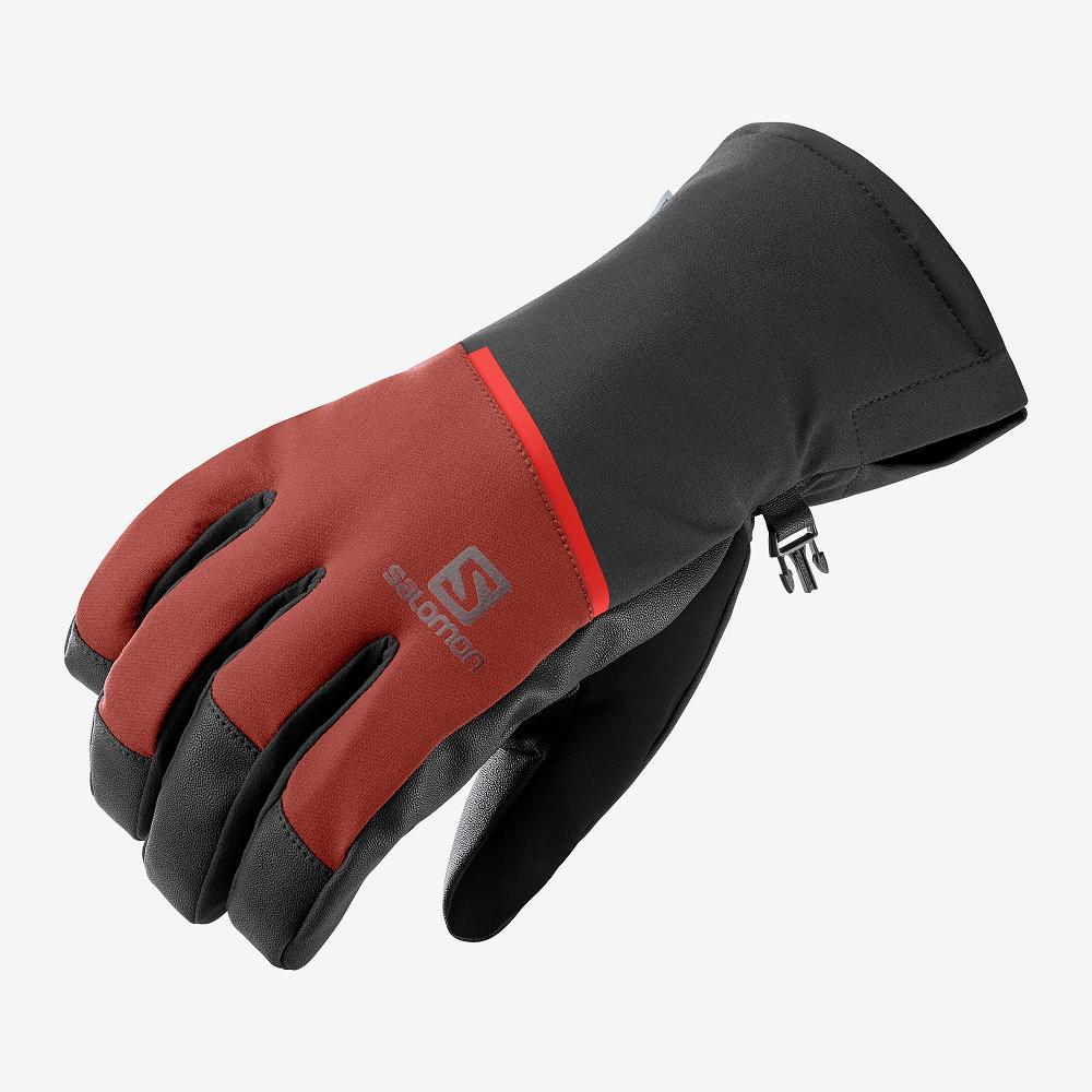 SALOMON PROPELLER ONE M Philippines - Men's Gloves - Red | 480625-DCA